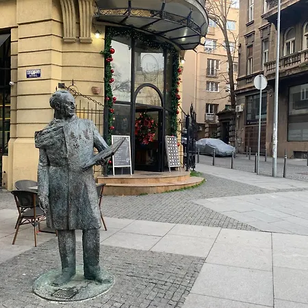 Barbarosa - Balcony, Center, Kalemegdan Lägenhet Belgrad